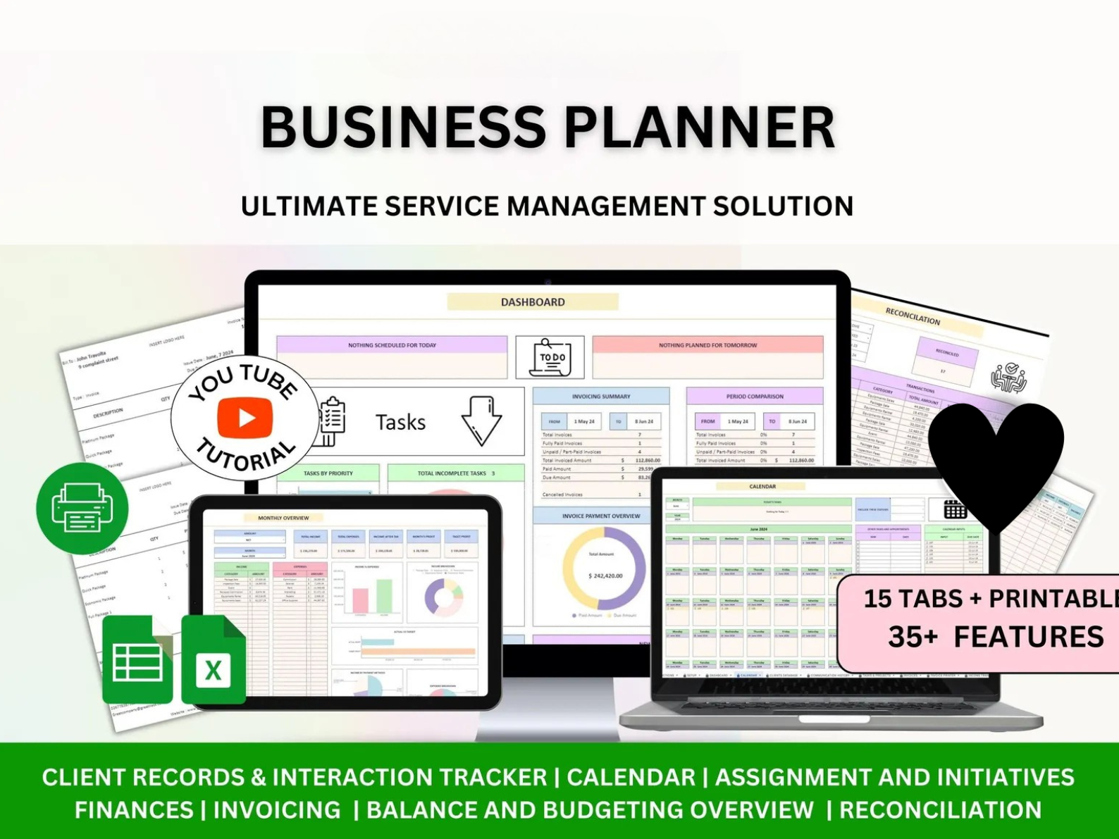 The Chosen Midx Business Digital Planner